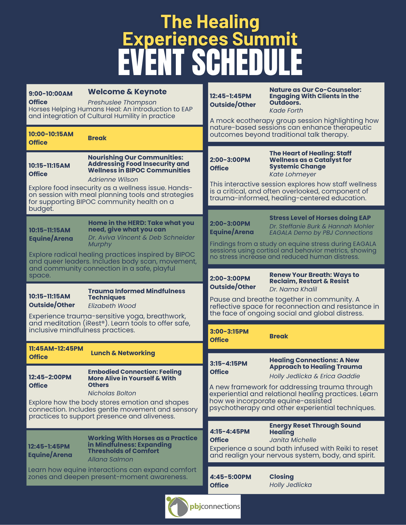 Program Schedule (2)